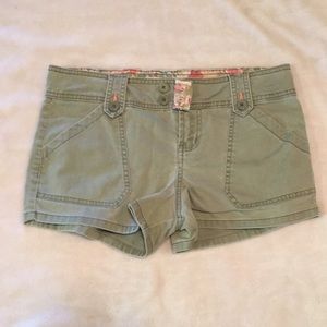 Green shorts